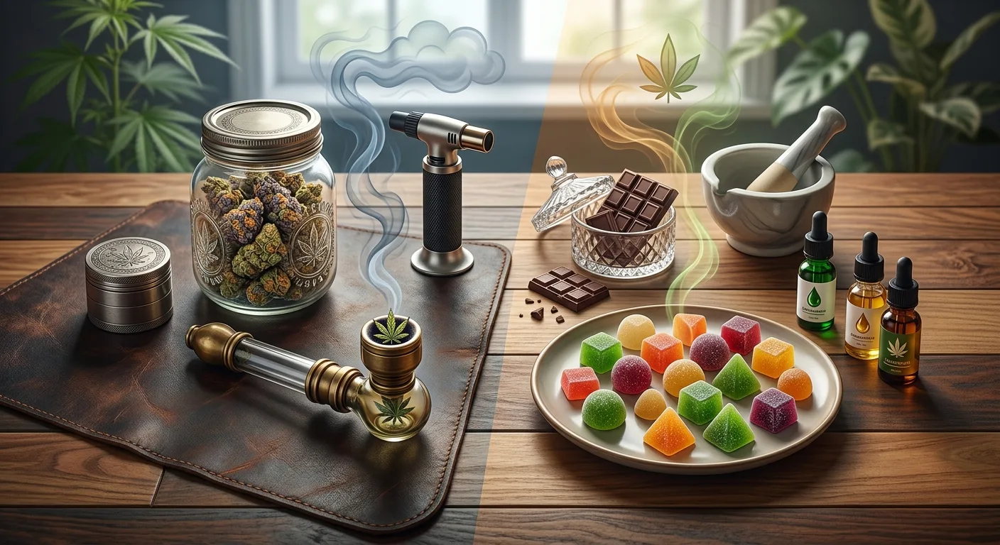 Edibles vs Smoking: The Complete Comparison Guide for Cannabis Consumers