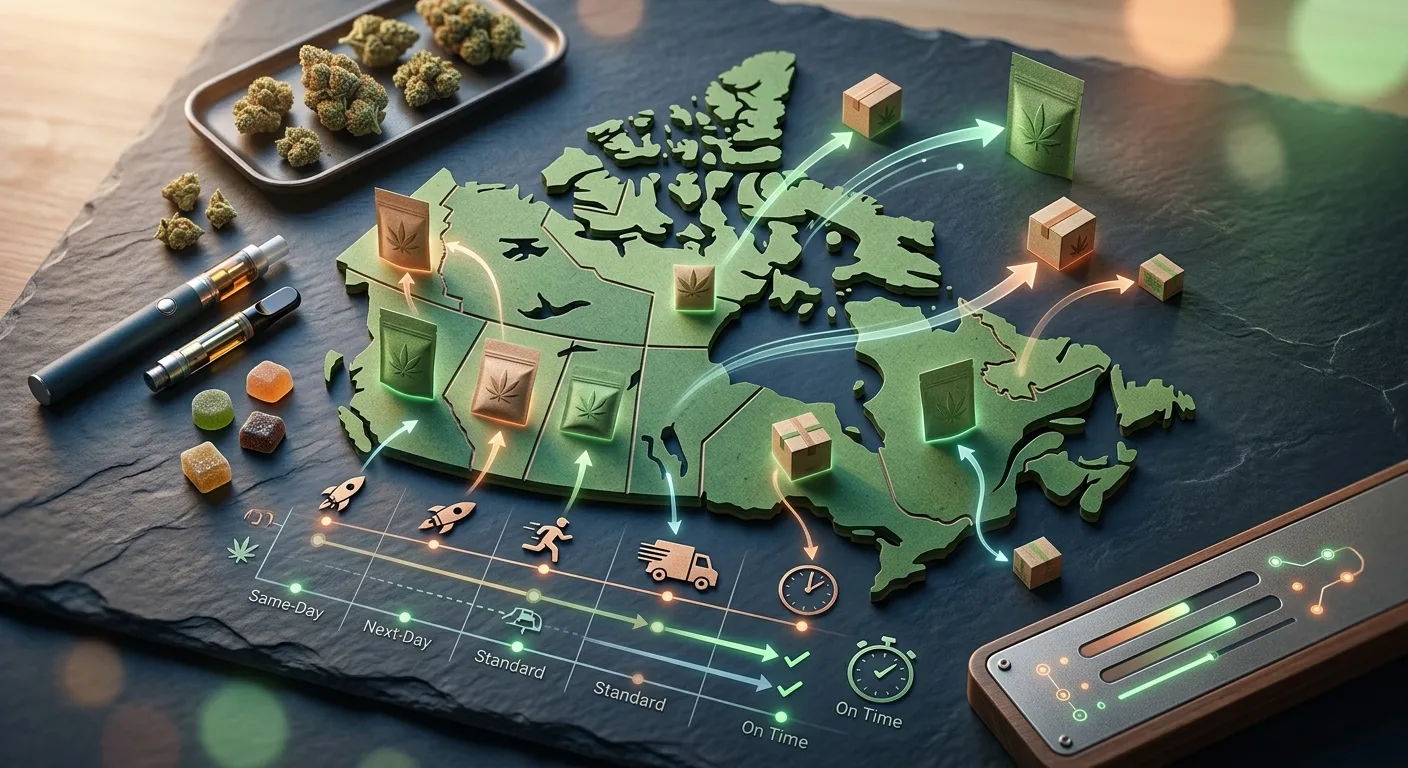 How Long Does Weed Delivery Take in Canada? Province-by-Province Timing Guide