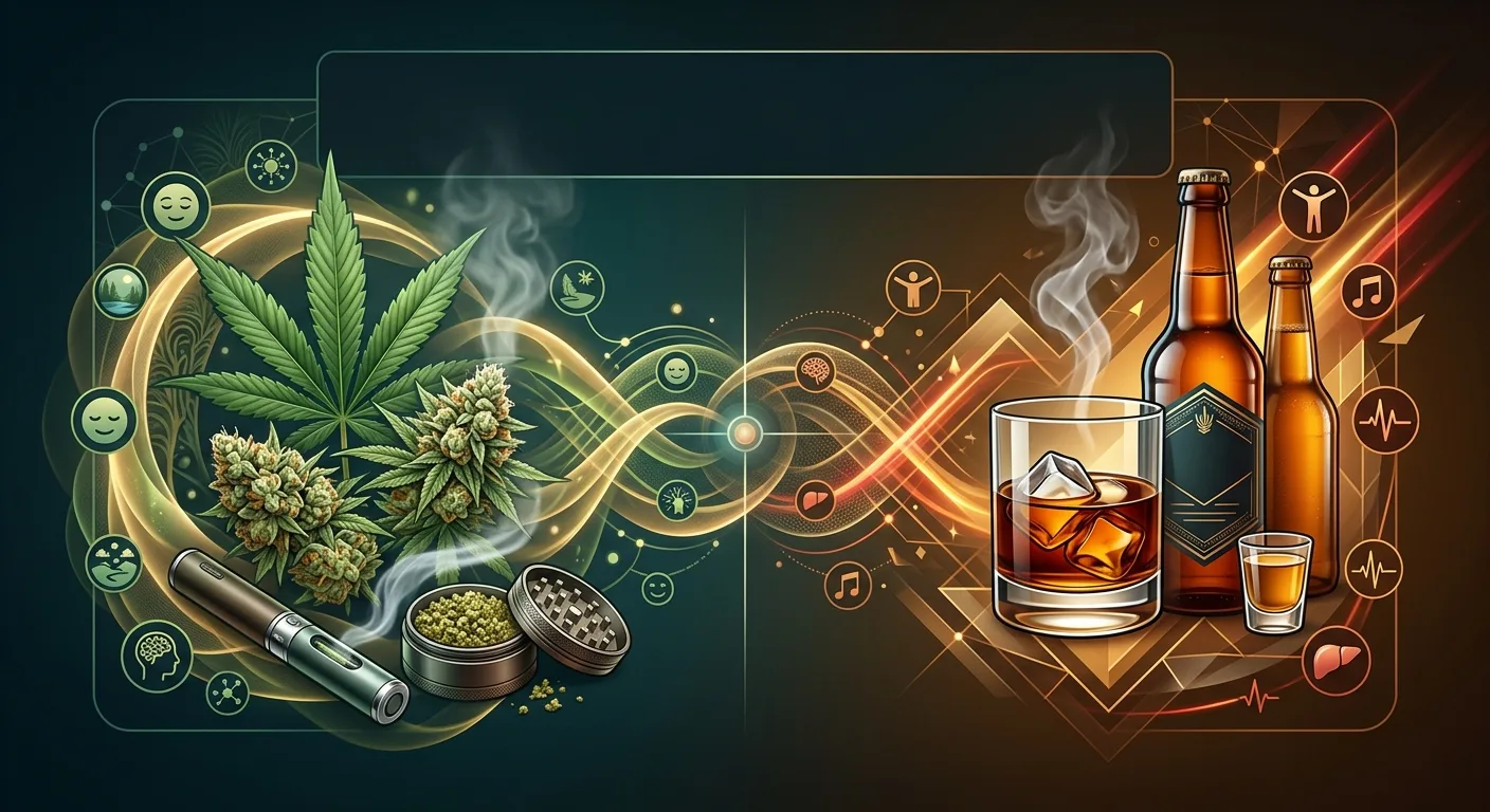 Mixing Weed and Alcohol: What Actually Happens When You Cross-Fade