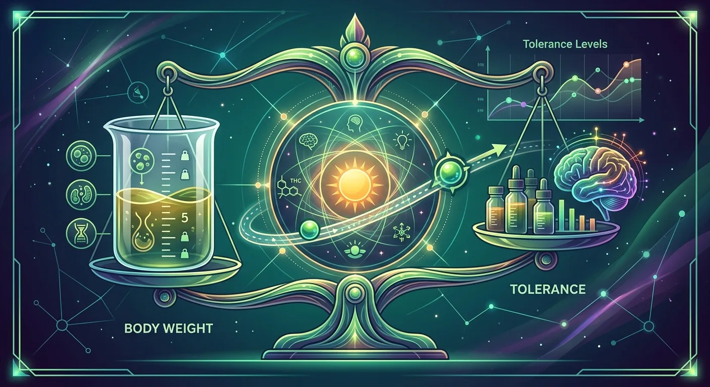 THC Dosing by Body Weight and Tolerance: The Complete Guide to Finding Your Personal Sweet Spot