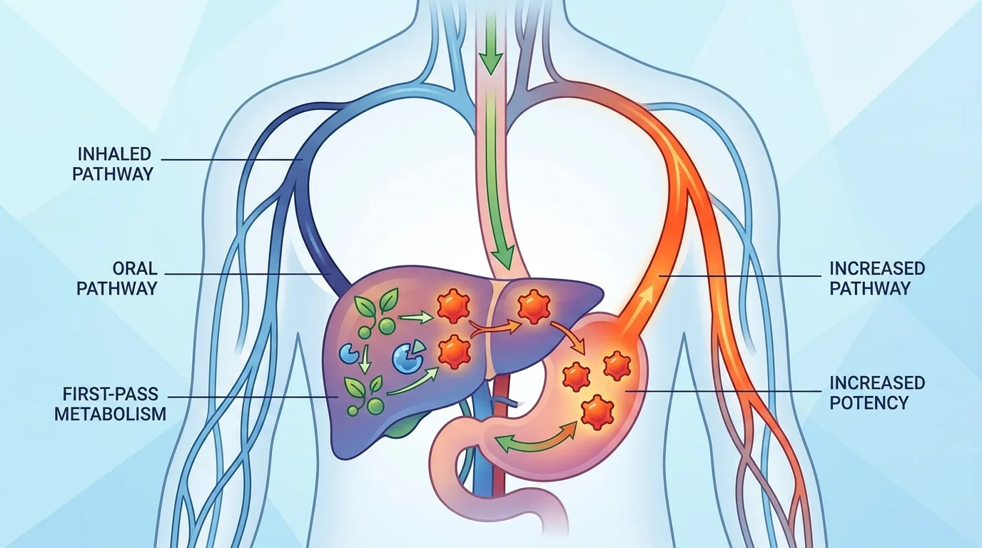 Why Are Edibles Stronger? The Science of First-Pass Metabolism Explained
