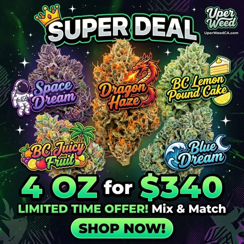 Five-strain premium cannabis flower bundle selection 2
