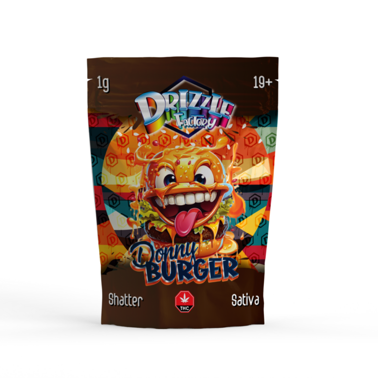 Facemelt OG Drizzle Shatter green-black 1g Hybrid pouch 3