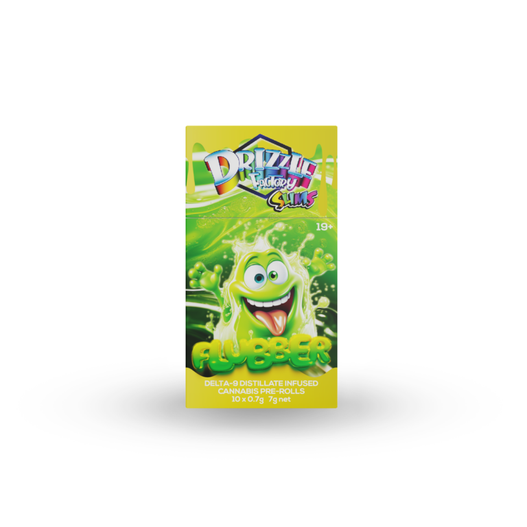 Drizzle Slims Delta-9 infused craft pre-roll product package 2