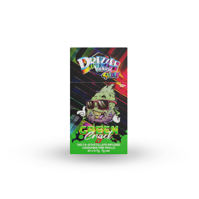 Drizzle Slims Delta-9 infused craft pre-roll product package 4