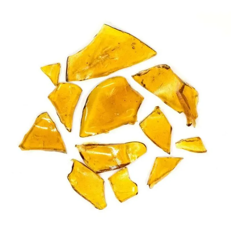 Amber crystal-like shatter rising behind dark cherries and white splash artwork for Black Cherry Kush 2