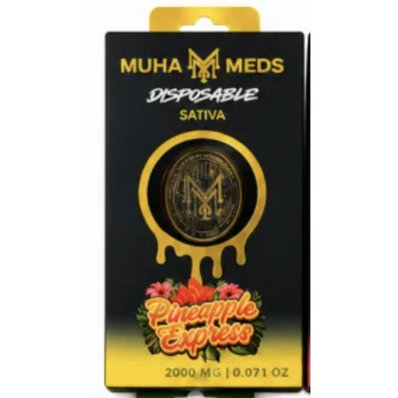 Muha Meds - 2000mg Vape Pen - Pineapple Express product image 2