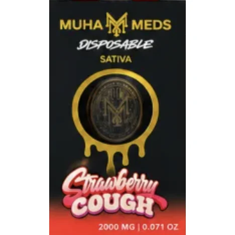Muha Meds - 2000mg Vape Pen - Strawberry Cough product image 2