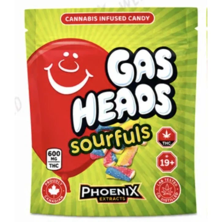 Gas Heads THC Candies 600 MG Sourfuls product image 2