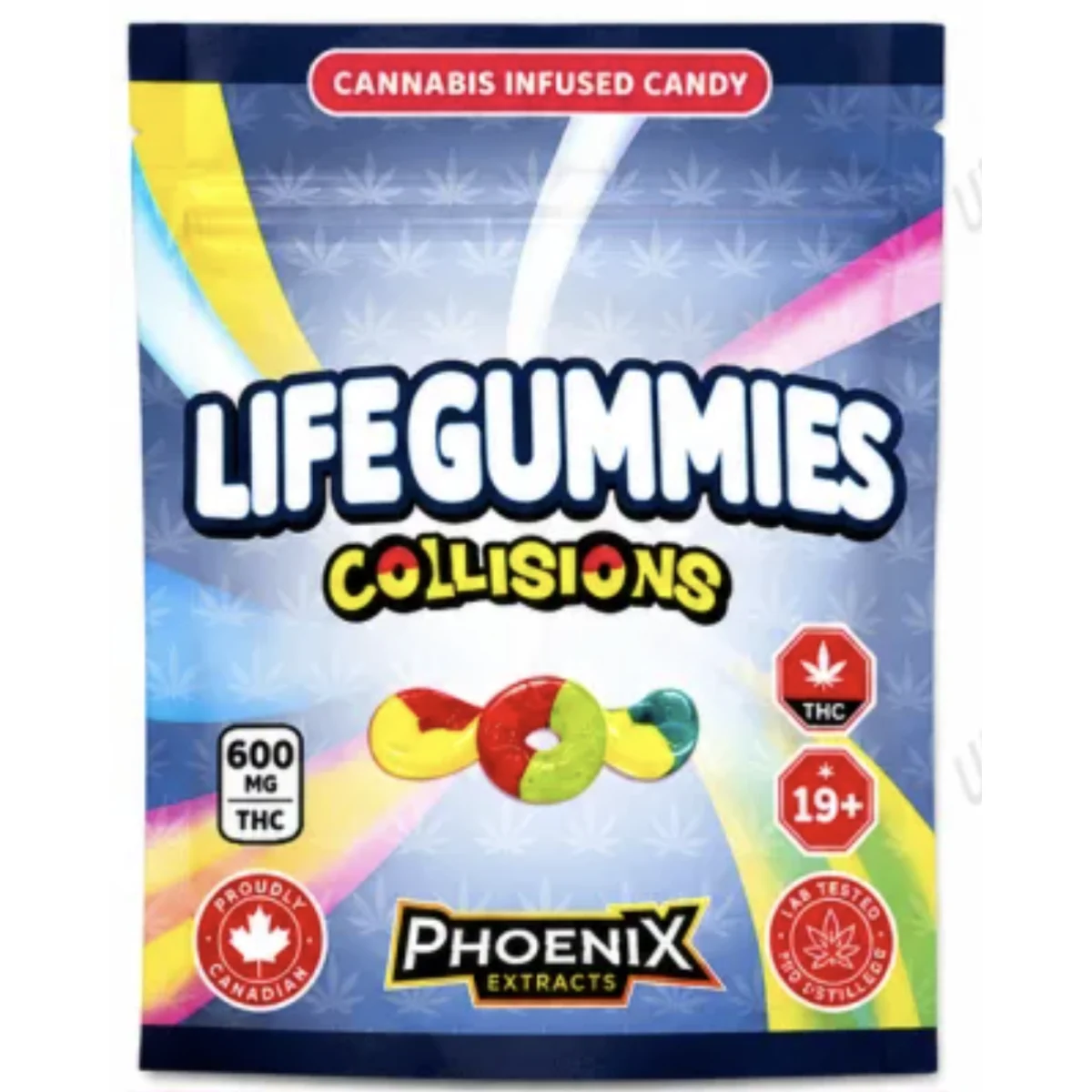 Lifegummies THC Candies 600 MG - Collisions