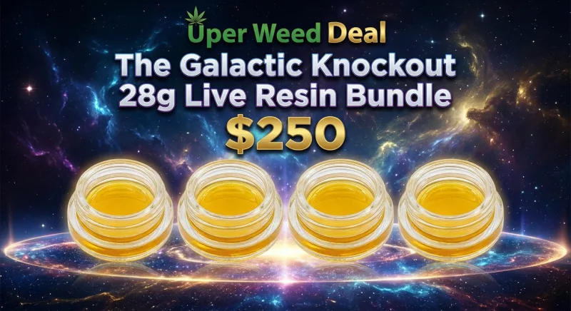 The Galactic Knockout 28g Live Resin Bundle - $250 product image 2