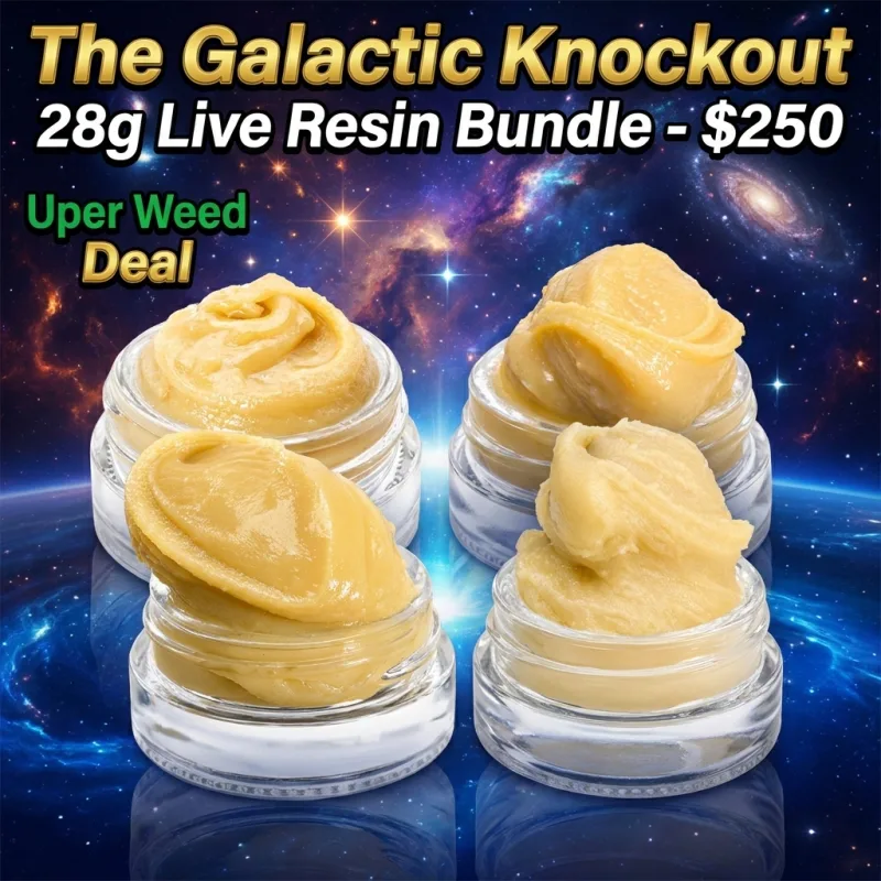 The Galactic Knockout 28g Live Resin Bundle - $250
