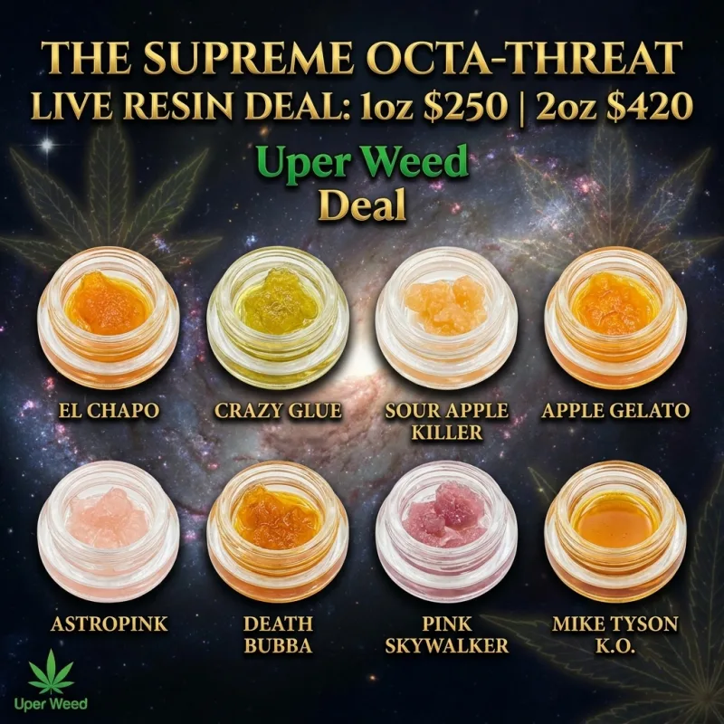 The Supreme Octa-Threat Live Resin Deal: 1oz $250 | 2oz $420 product image 2