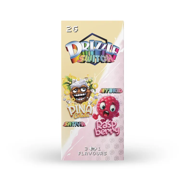 Drizzle 2g Switch Vape 3-in-1 (Pina Colada & Raspberry)