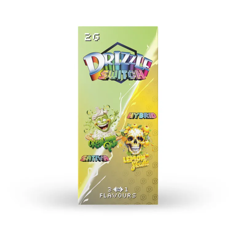 Drizzle 2g Switch Vape 3-in-1 (Keylime Pie & Lemon Skulls)