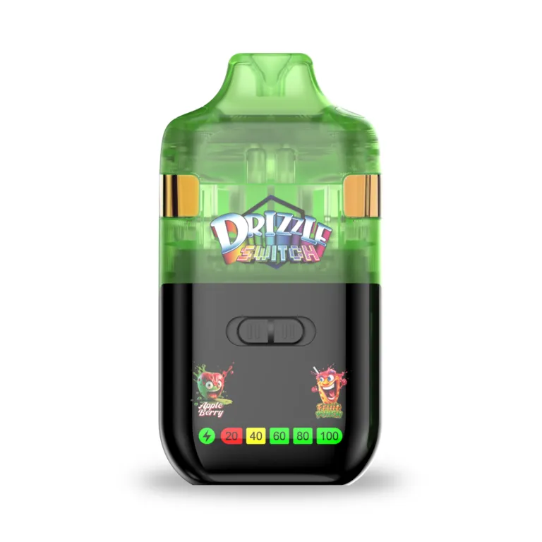 Apple Berry and Fruit Punch Drizzle 2g Switch box with green vape 2