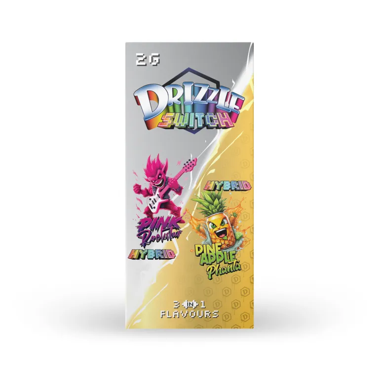 Drizzle 2g Switch Vape 3-in-1 (Pink Rockstar & Pineapple Phanta)