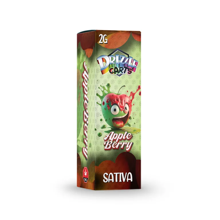 Drizzle 2g Vape Cartridges - Apple Berry