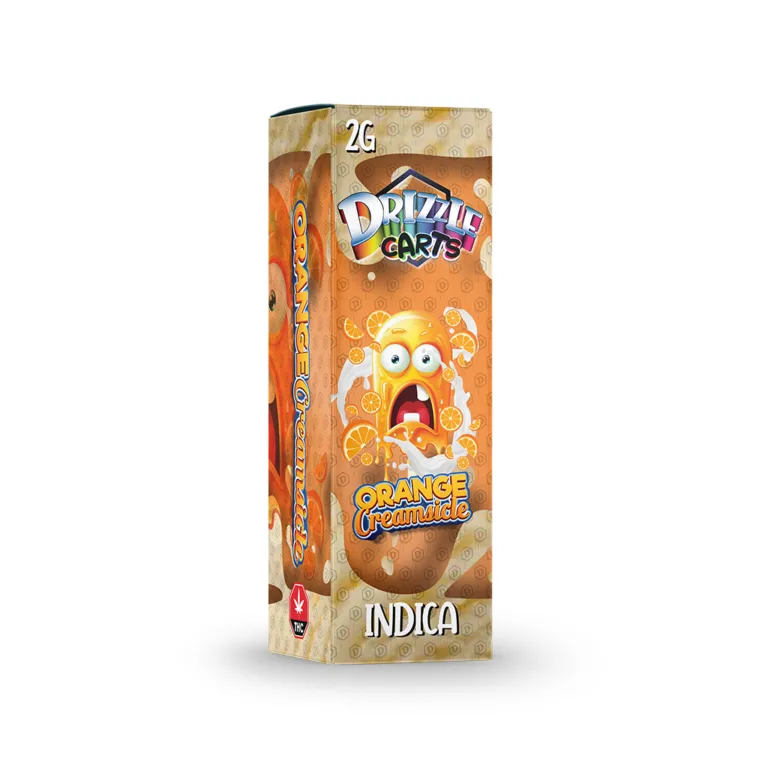Sour Razz Drizzle Carts 2g blue Indica carton 7