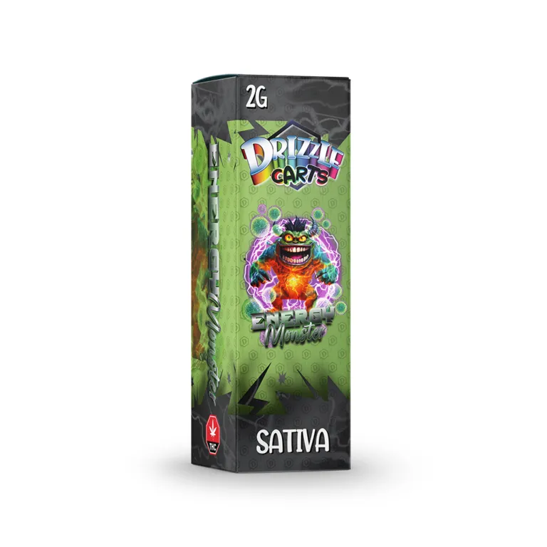 Bull Red Drizzle Carts 2g Indica package 29