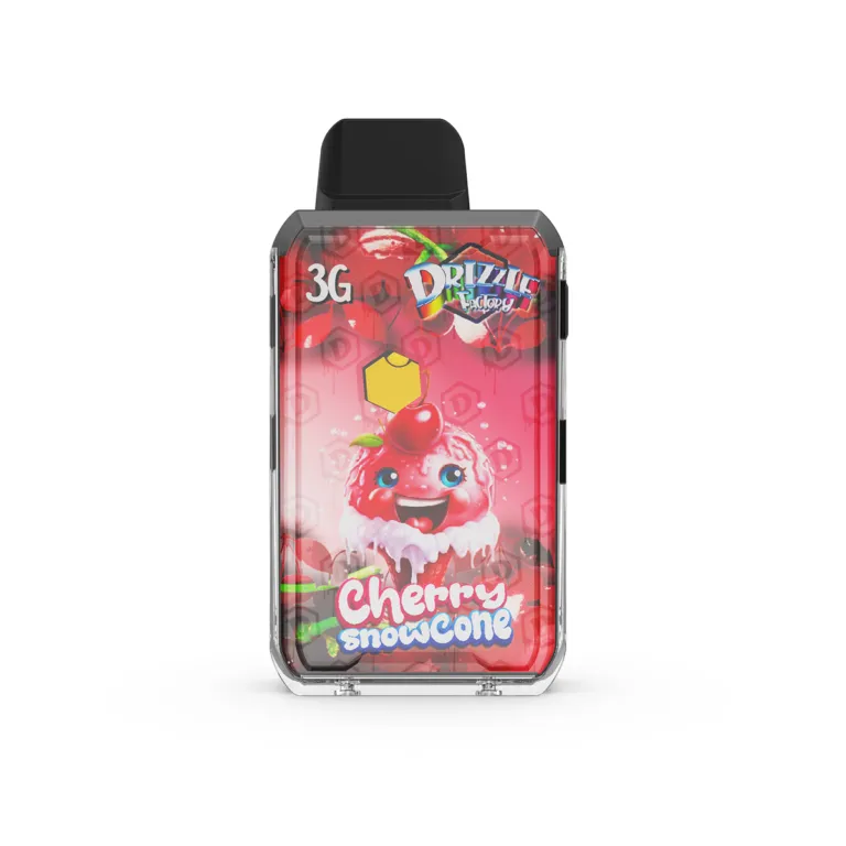 Cherry Snow Cone - Drizzle Factory Vape 3g Premium Disposable Vape