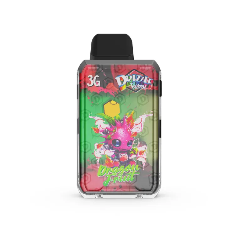 Red-and-green Drizzle Factory Dragon Fruit 3g Sativa package 1