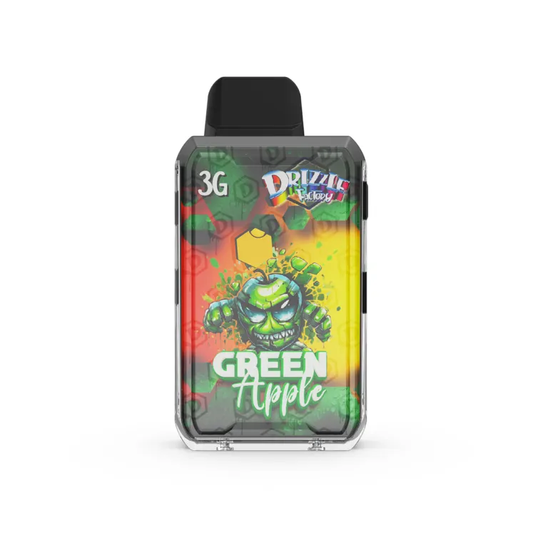 Green Apple - Drizzle Factory Vape 3g Premium Disposable Vape