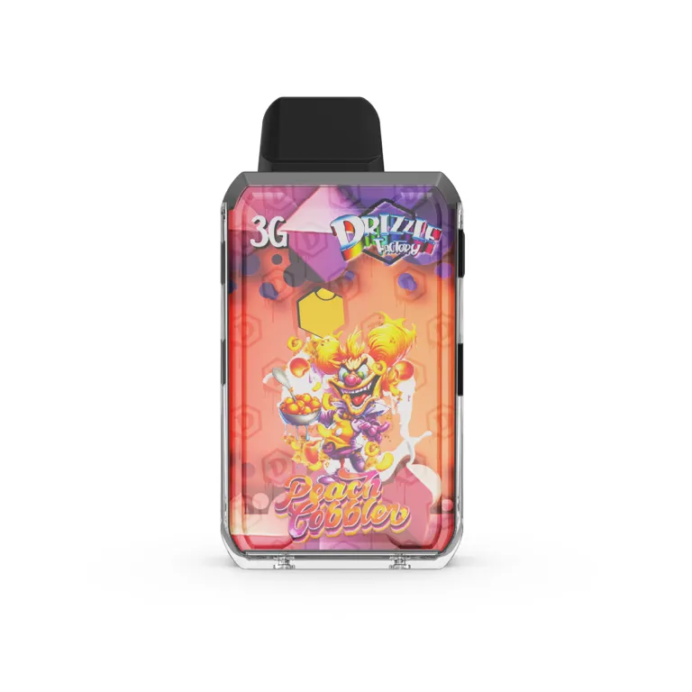 Peach Cobbler - Drizzle Factory Vape 3g Premium Disposable Vape