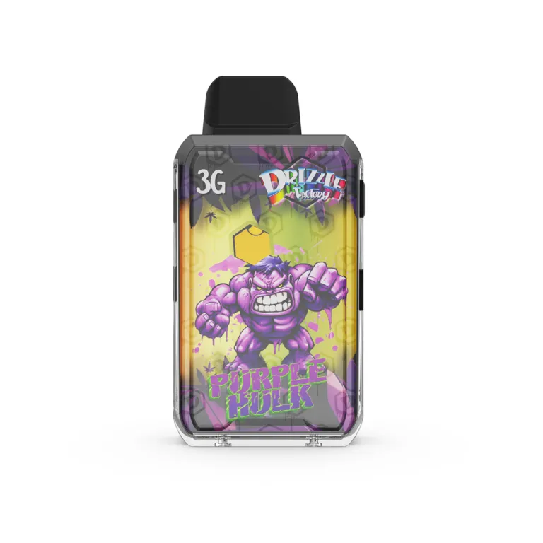 Purple Hulk - Drizzle Factory Vape 3g Premium Disposable Vape  5