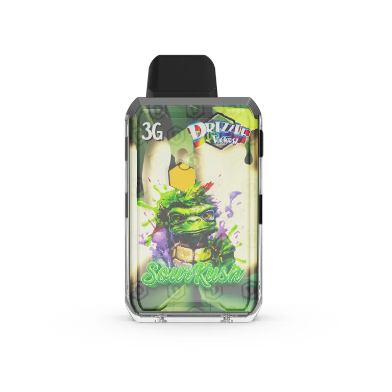 Sour Kush - Drizzle Factory Vape 3g Premium Disposable Vape