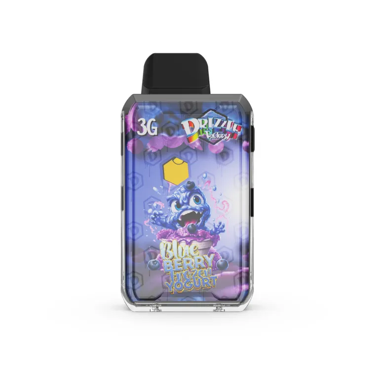Purple-blue Drizzle Blueberry Frozen Yogurt 3g Sativa box 1