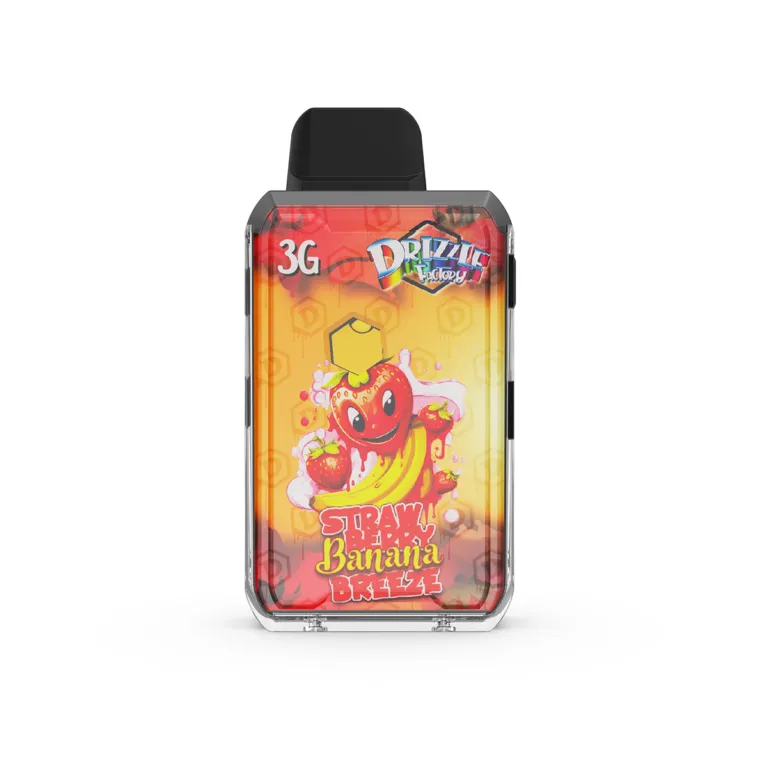 Strawberry Banana Breeze - Drizzle Factory Vape 3g Premium Disposable Vape