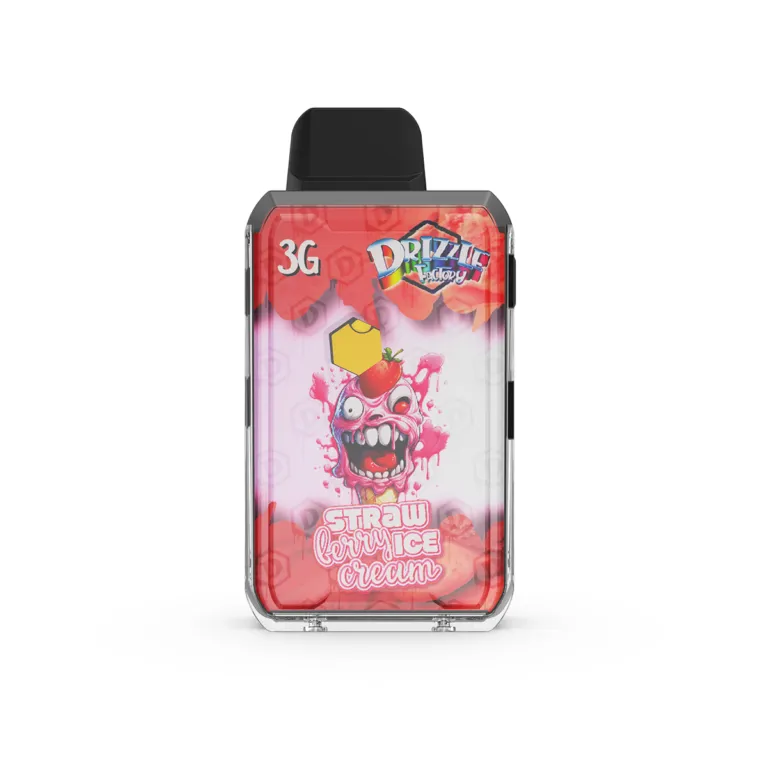 Strawberry Ice Cream - Drizzle Factory Vape 3g Premium Disposable Vape