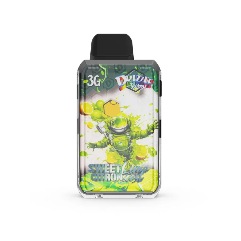 Sweet Lime Citron Zest - Drizzle Factory Vape 3g Premium Disposable Vape