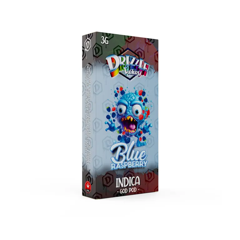 Blue Raspberry - Drizzle Factory Vape 3g Premium Disposable Vape