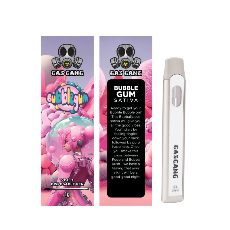 Bubble Gum Gas Gang 1g THC Vape Pen