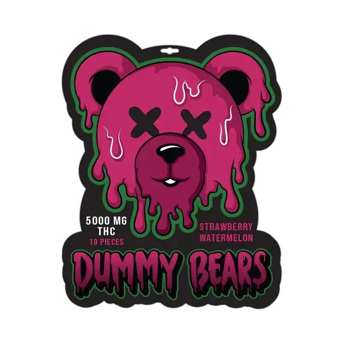 Dummy Bears 5000mg THC Gummies - Strawberry