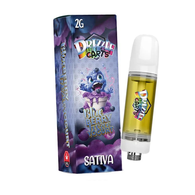 Drizzle 2G Vape Cartridge - Blue Berry Frozen Yogurt