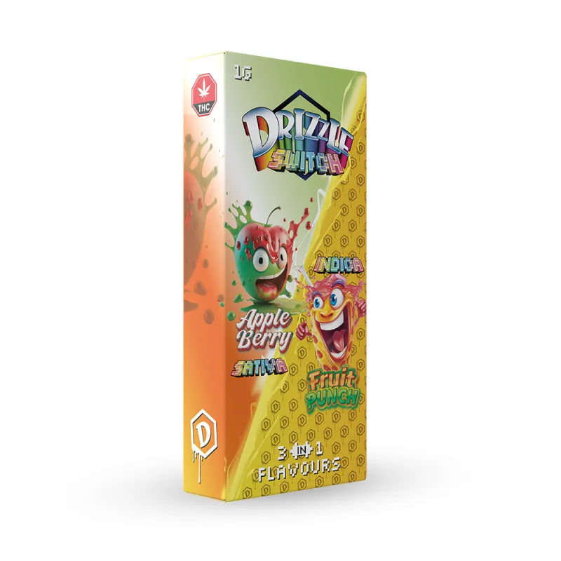 Apple Berry and Fruit Punch 1g dual-chamber switch vape 3