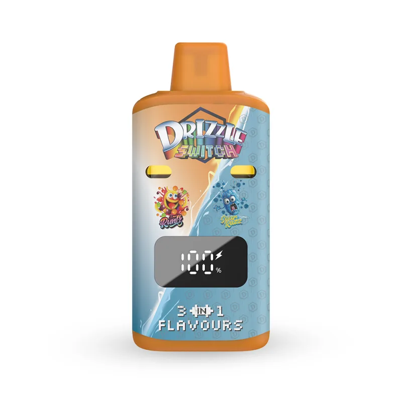 Runtz and Sour Razz 1g vape with base flavour dial 2