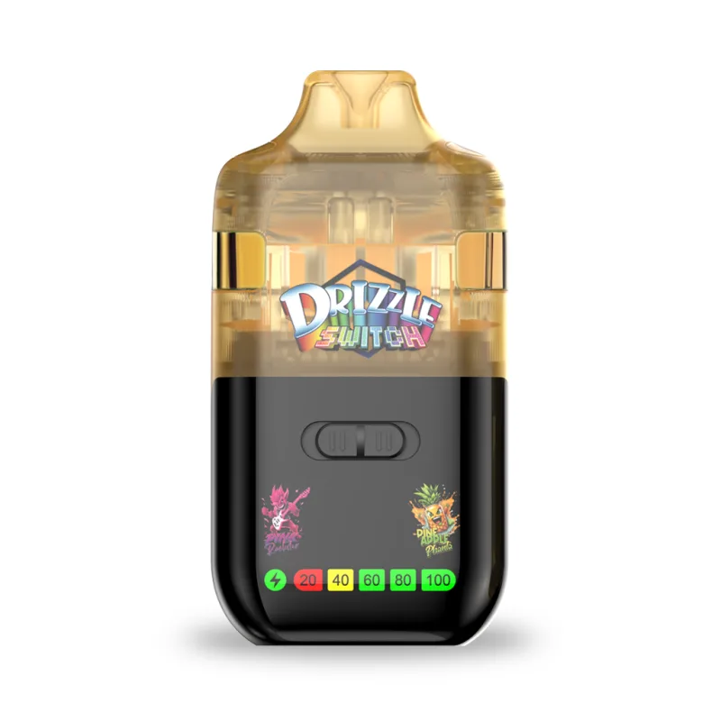 Pink Rockstar and Pineapple Phanta dual-chamber vape 2