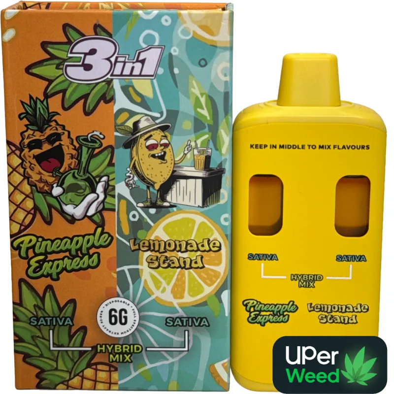 Territory 3-in-1 vape with New York pop-art packaging and chamber selector 3
