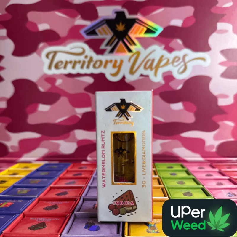 Three-gram live diamonds cannabis cartridge packaging and 510-thread cartridge 4