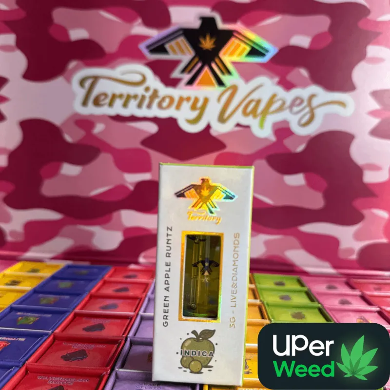Three-gram live diamonds cannabis cartridge packaging and 510-thread cartridge 5