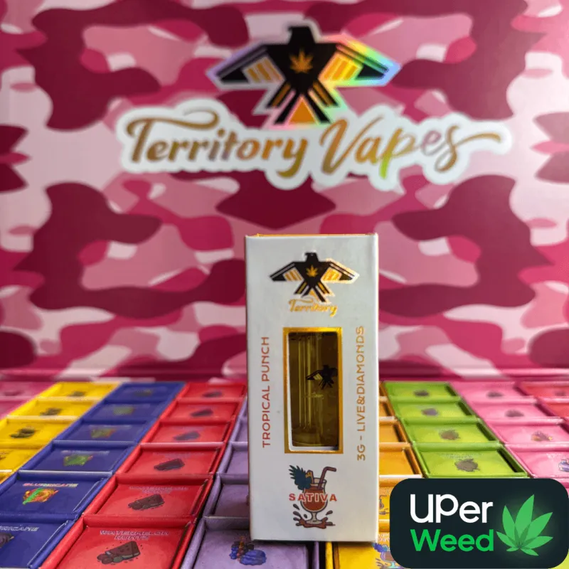 Three-gram live diamonds cannabis cartridge packaging and 510-thread cartridge 6