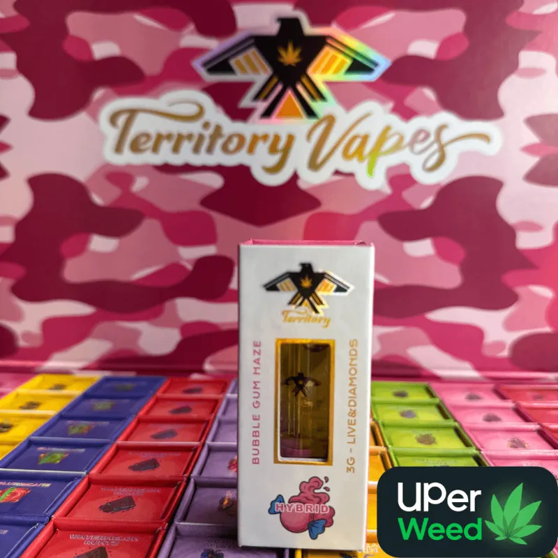 Three-gram live diamonds cannabis cartridge packaging and 510-thread cartridge 7