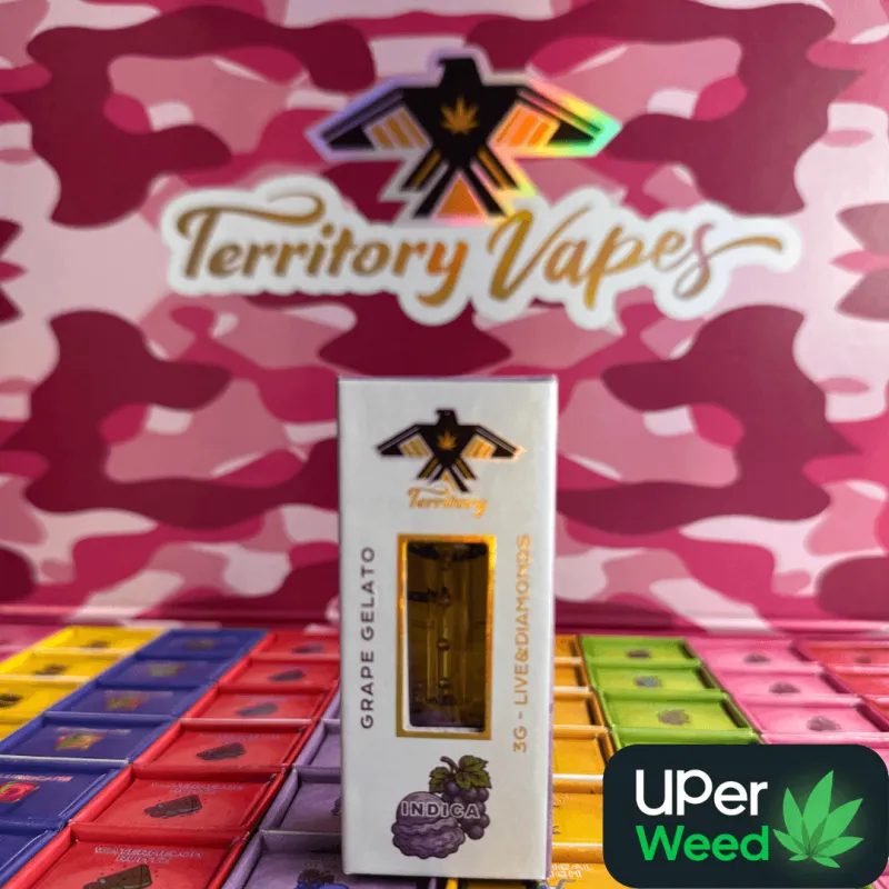 Three-gram live diamonds cannabis cartridge packaging and 510-thread cartridge 8