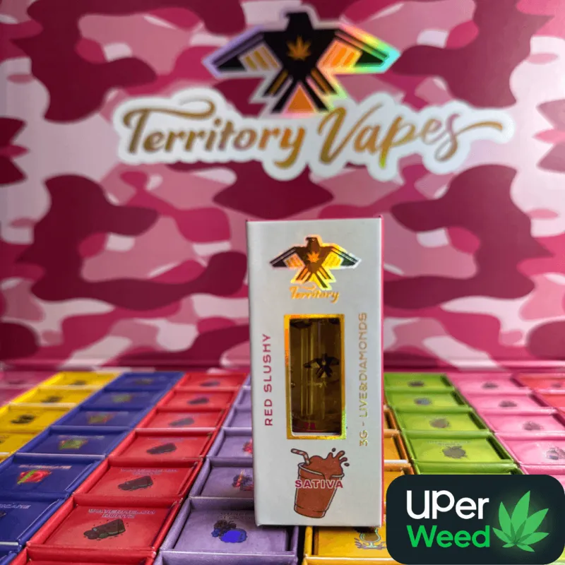 Three-gram live diamonds cannabis cartridge packaging and 510-thread cartridge 9