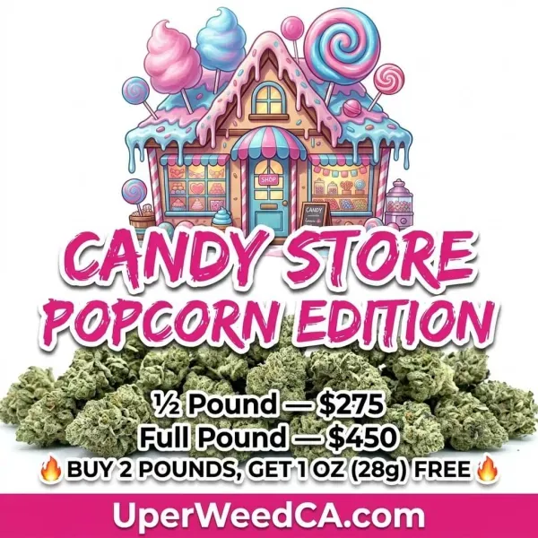 Candy Store cannabis flower deal from Uper Weed
